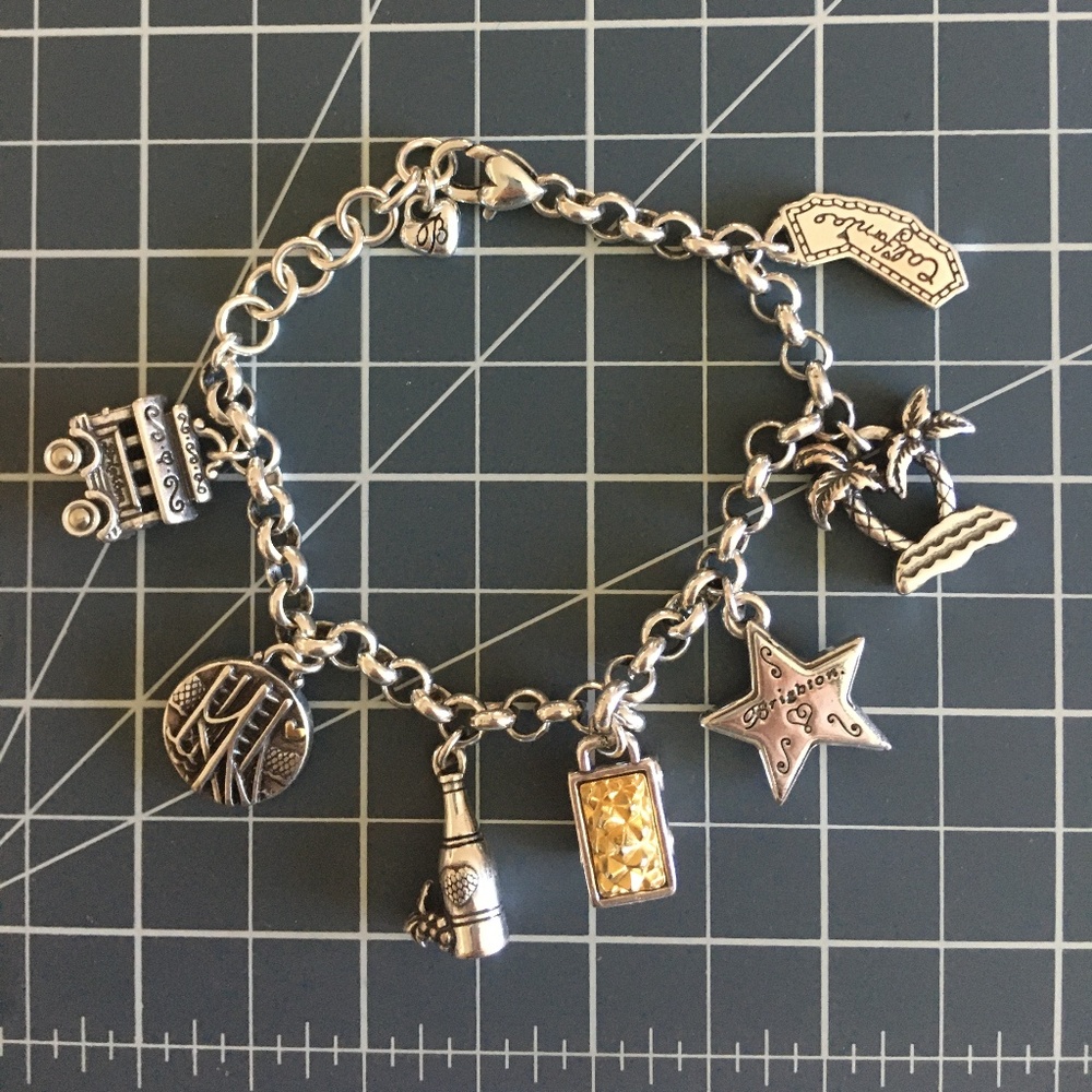 Brighton California state charm bracelet